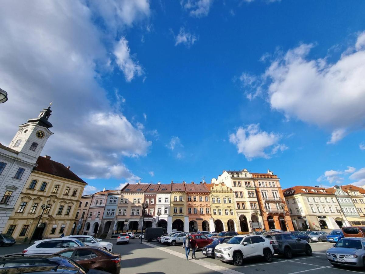 Velke Studio Na Velkem Namesti S Vybavenou Kuchyni Hradec Králové Exterior foto
